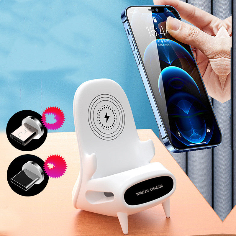 Mobile Phone Chair Wireless Charger Fast Charging Stand