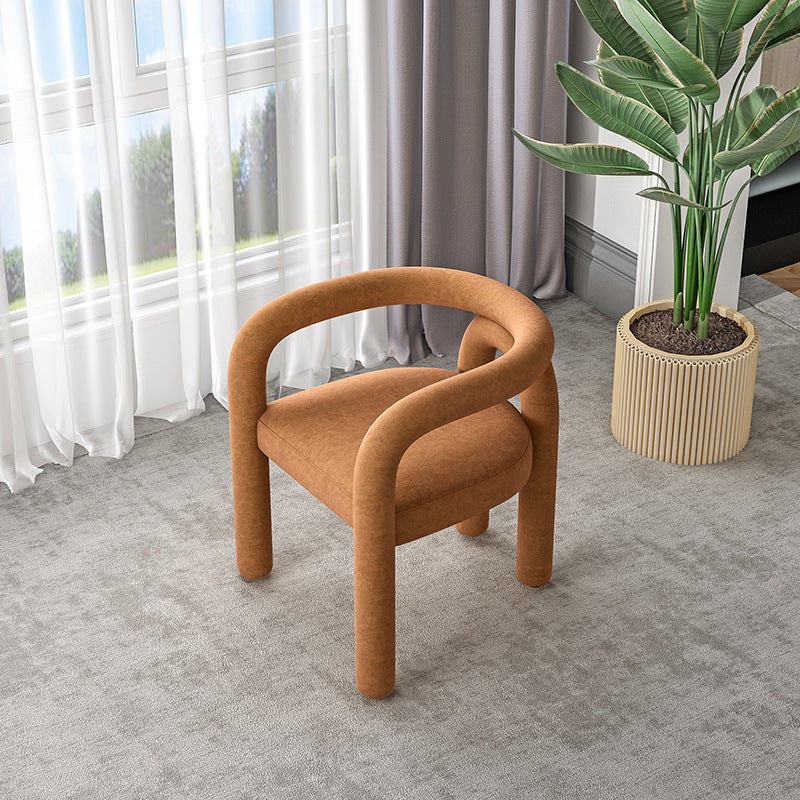 Simple Modern Creative Special-shaped Elbow Armchair