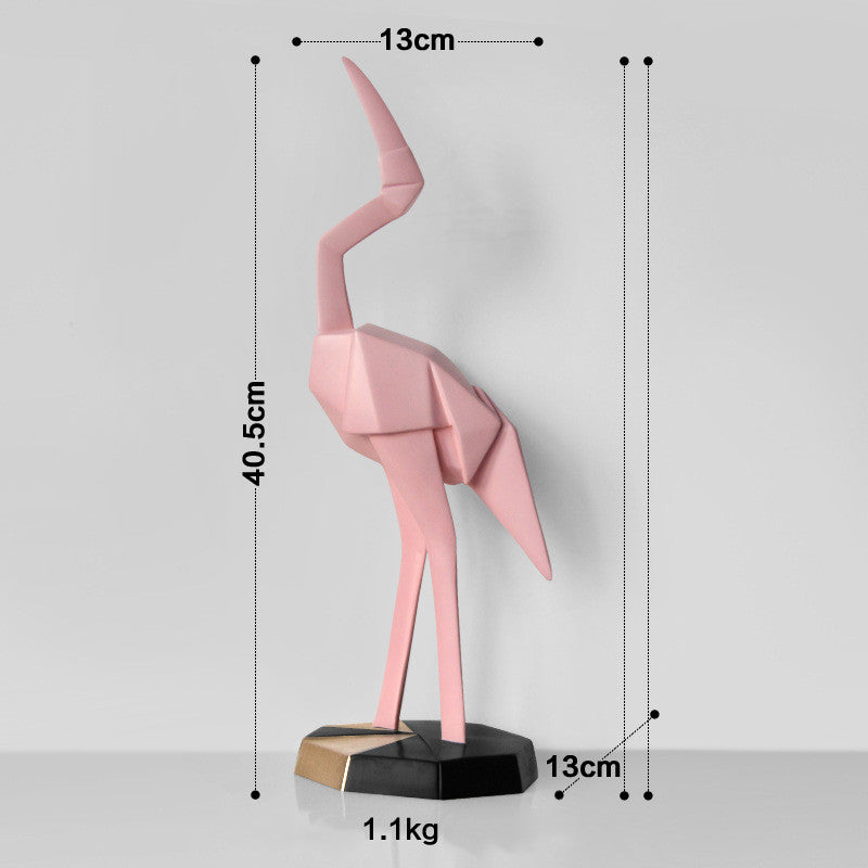 Nordic Creative Flamingo Decoration Resin Crafts