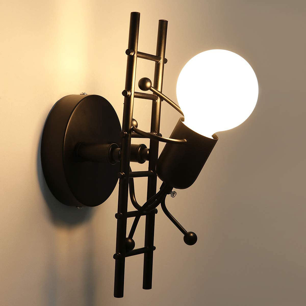 Modern Minimalist Stair-shaped Bedside Wall Lamp