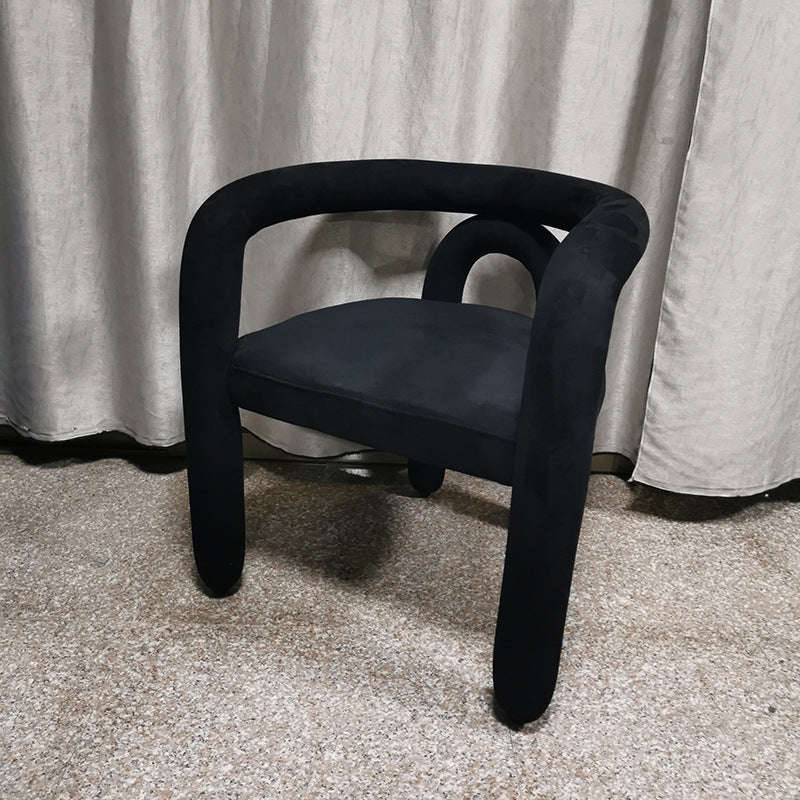 Simple Modern Creative Special-shaped Elbow Armchair