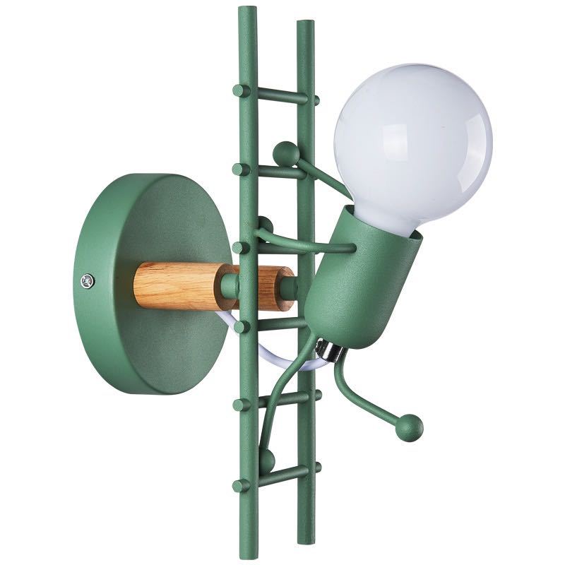 Creative ladder shape of Nordic macaron wall lamp