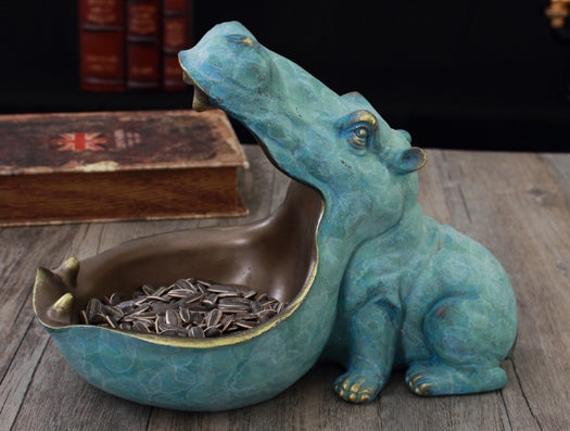 Nordic creative hippo storage box