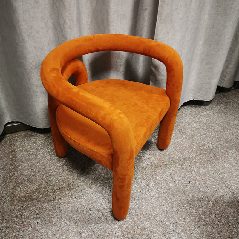 Simple Modern Creative Special-shaped Elbow Armchair