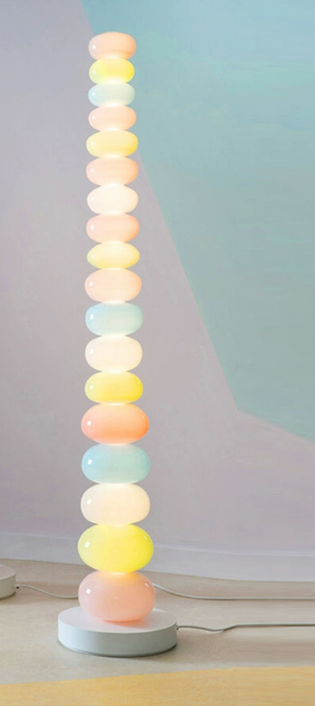 Rainbow Candy Floor Lamp Girl Macaron