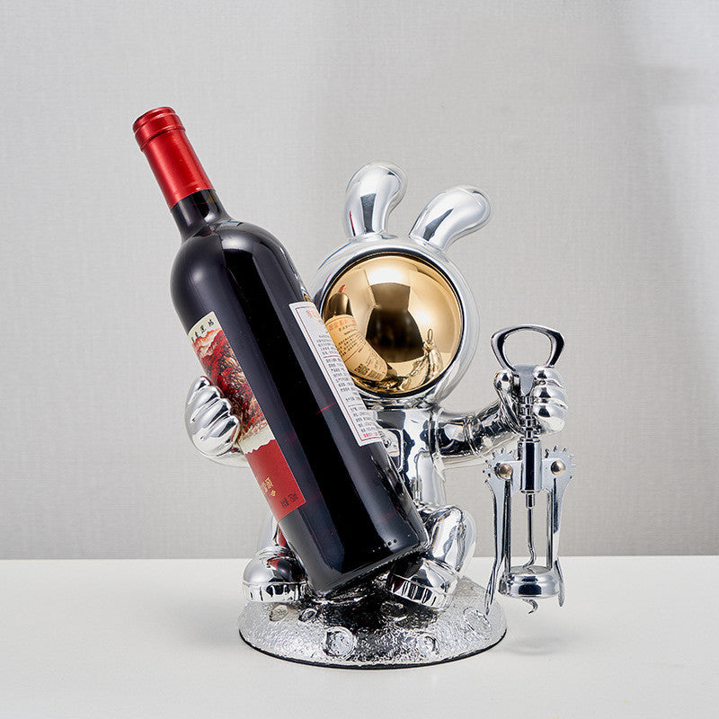 Nordic Luxury Astronaut Wine Rack