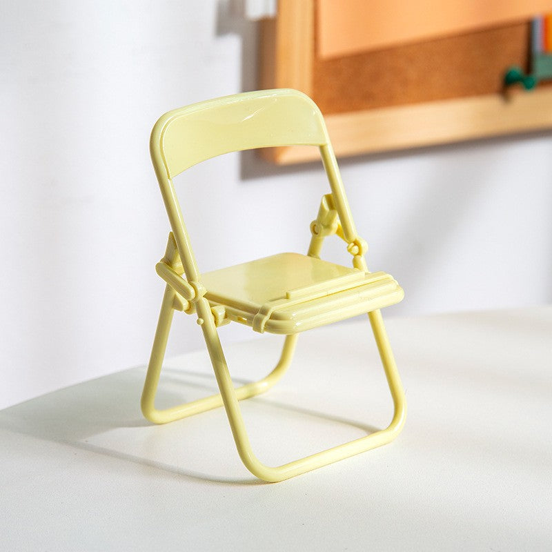 Creative Folding Small Chair Phone Holder