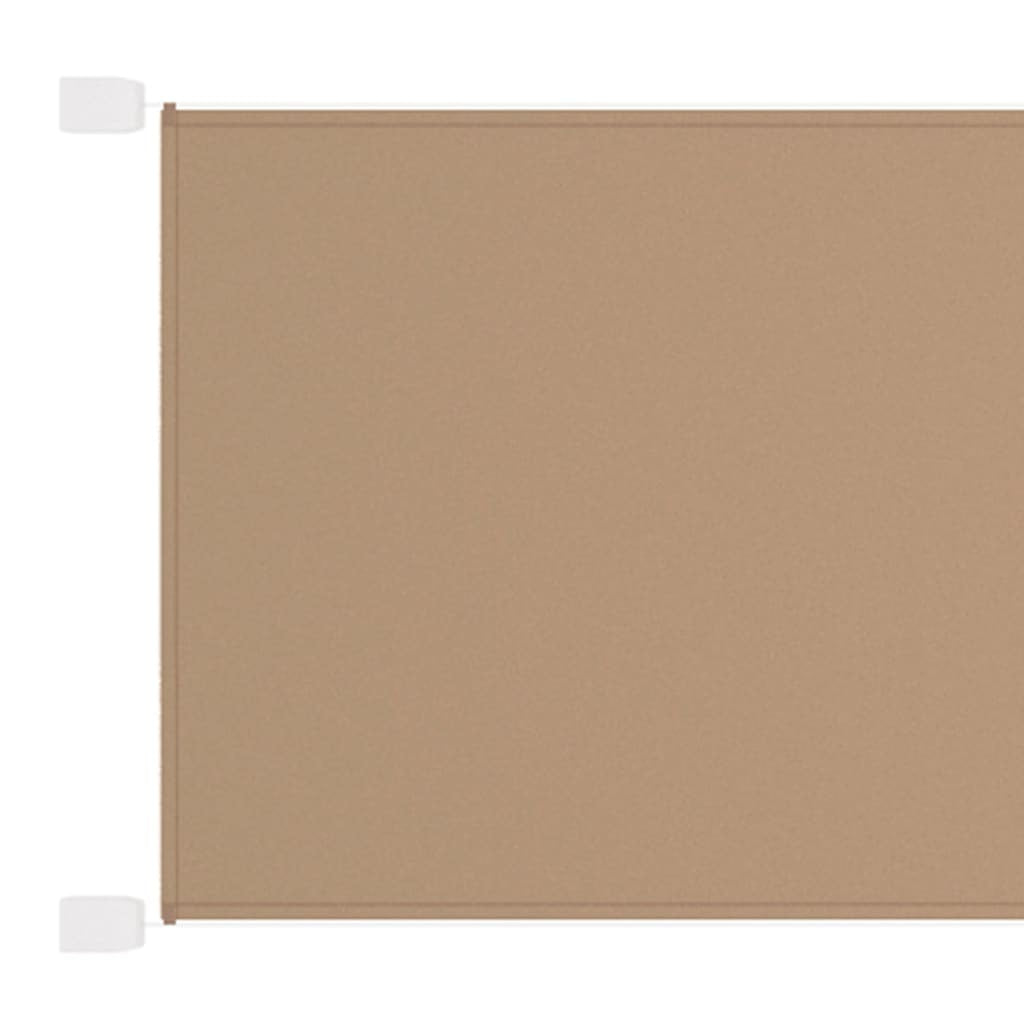 Vertical Awning Taupe 250x360 cm Oxford Fabric