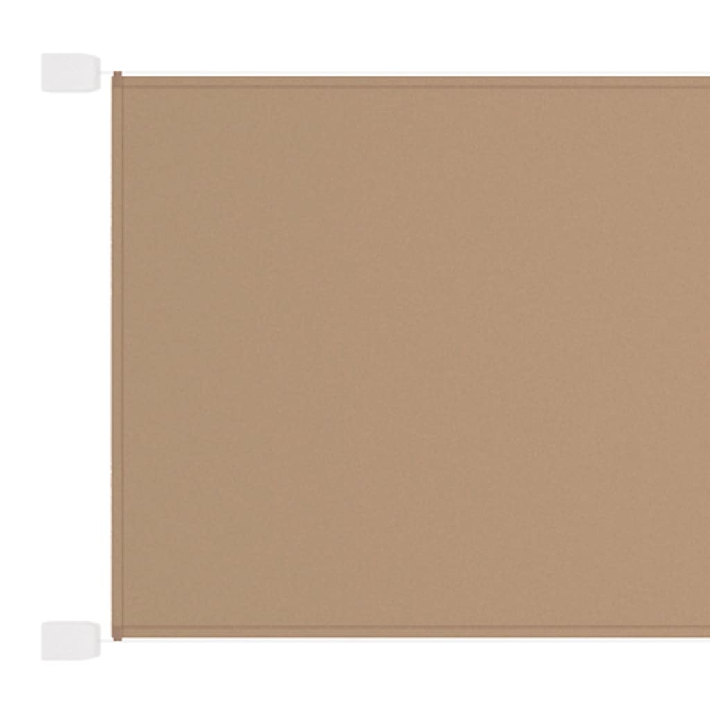 Vertical Awning Taupe 60x420 cm Oxford Fabric