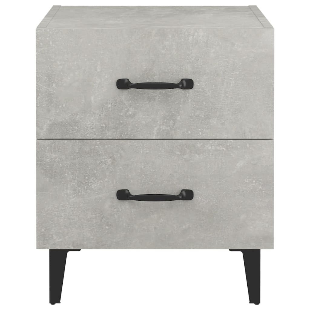 Bedside Cabinet Concrete Grey 40x35x47.5 cm