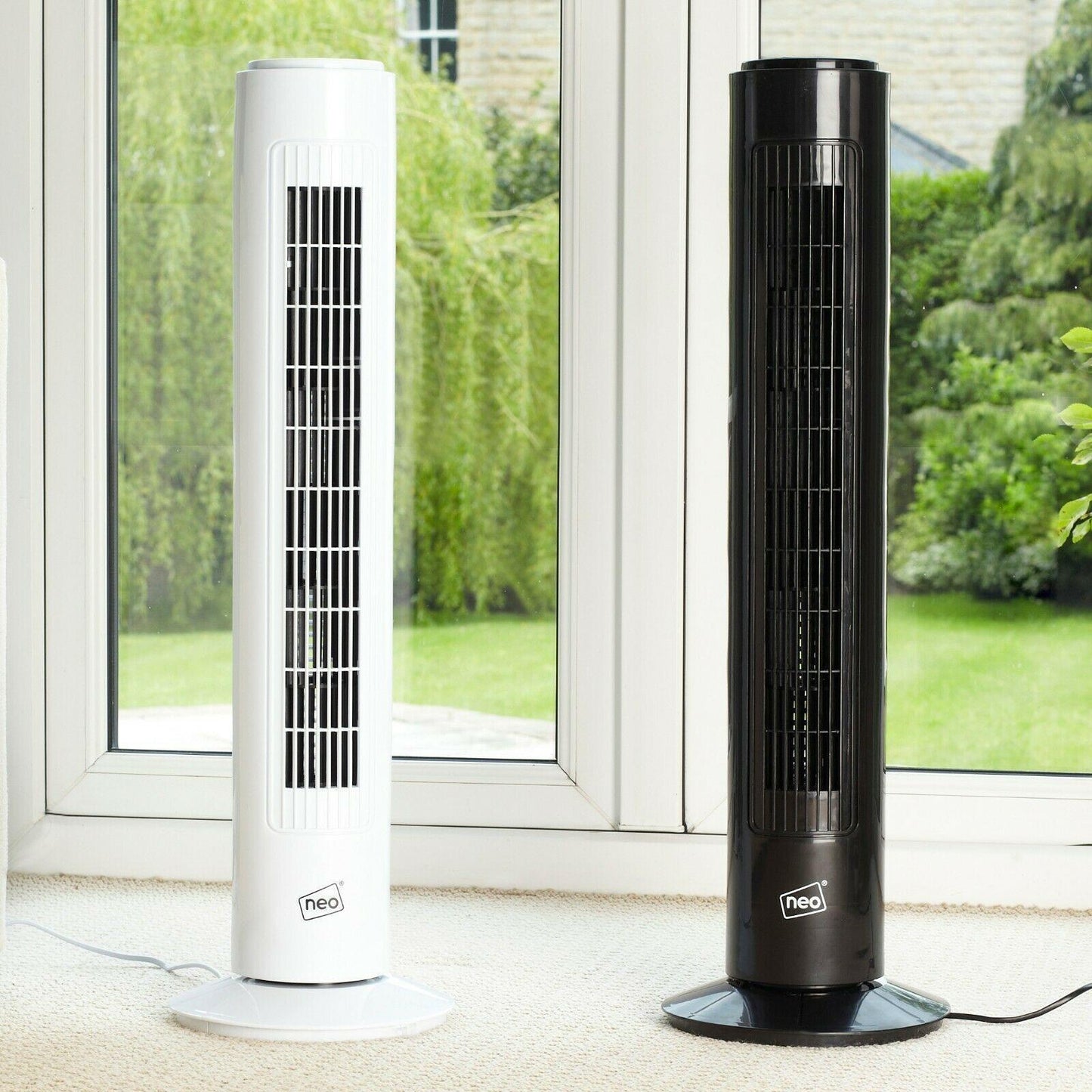 29 3 Speed Oscillating Free Standing Tower Fan