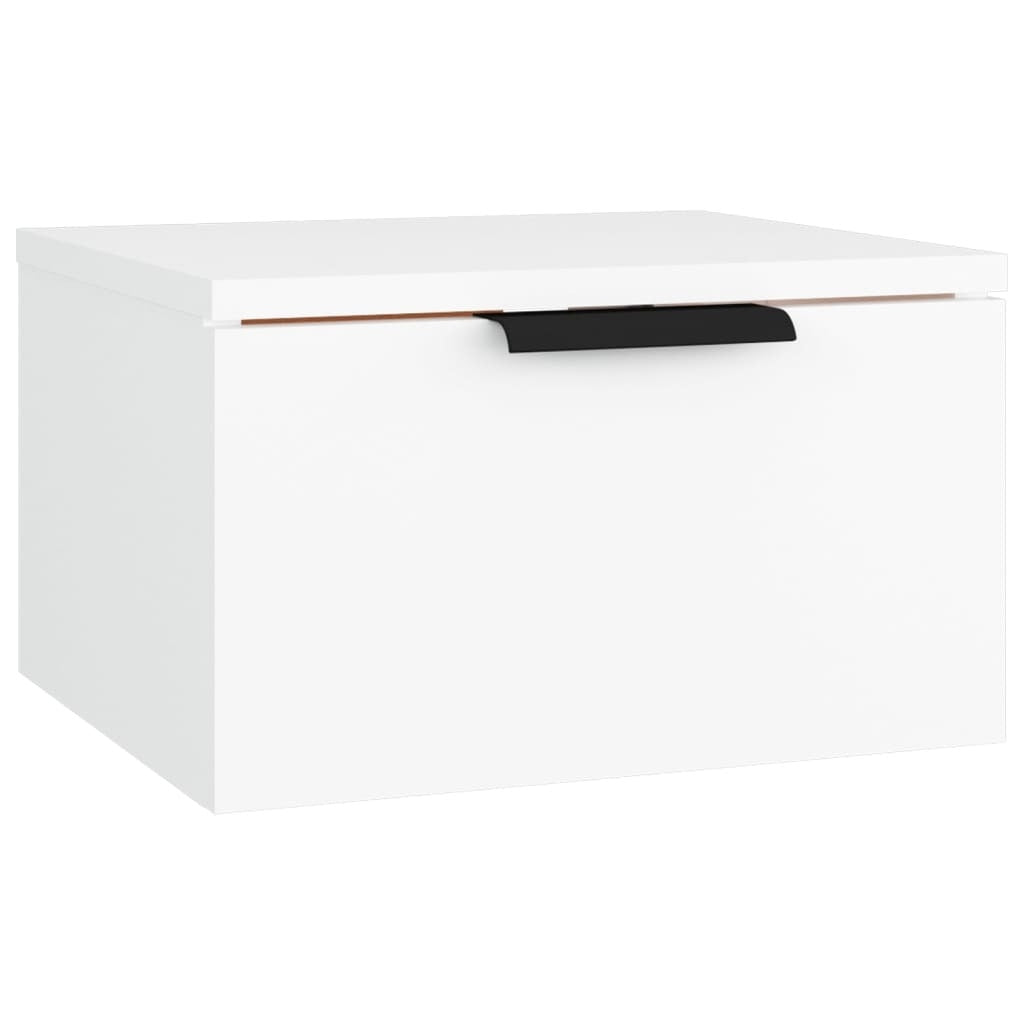 Wall-mounted Bedside Cabinet White 34x30x20 cm