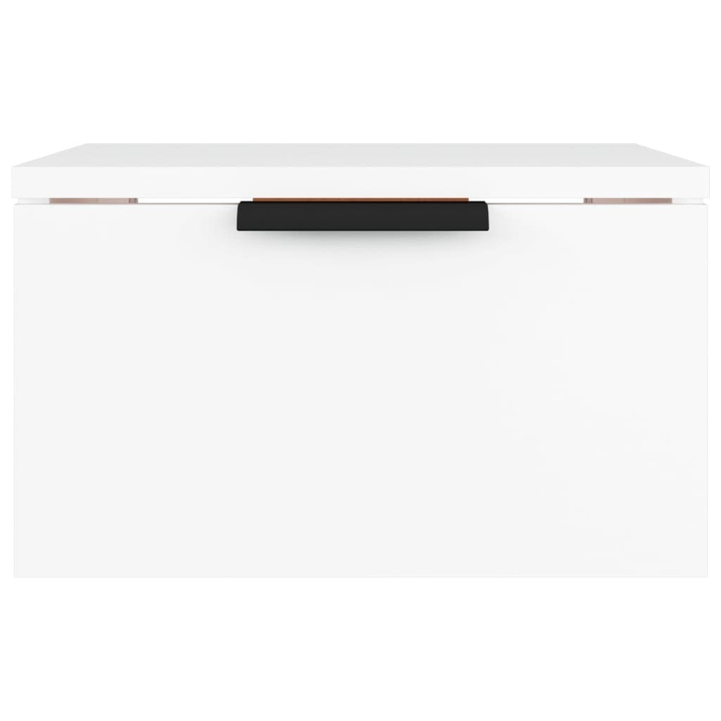 Wall-mounted Bedside Cabinet White 34x30x20 cm