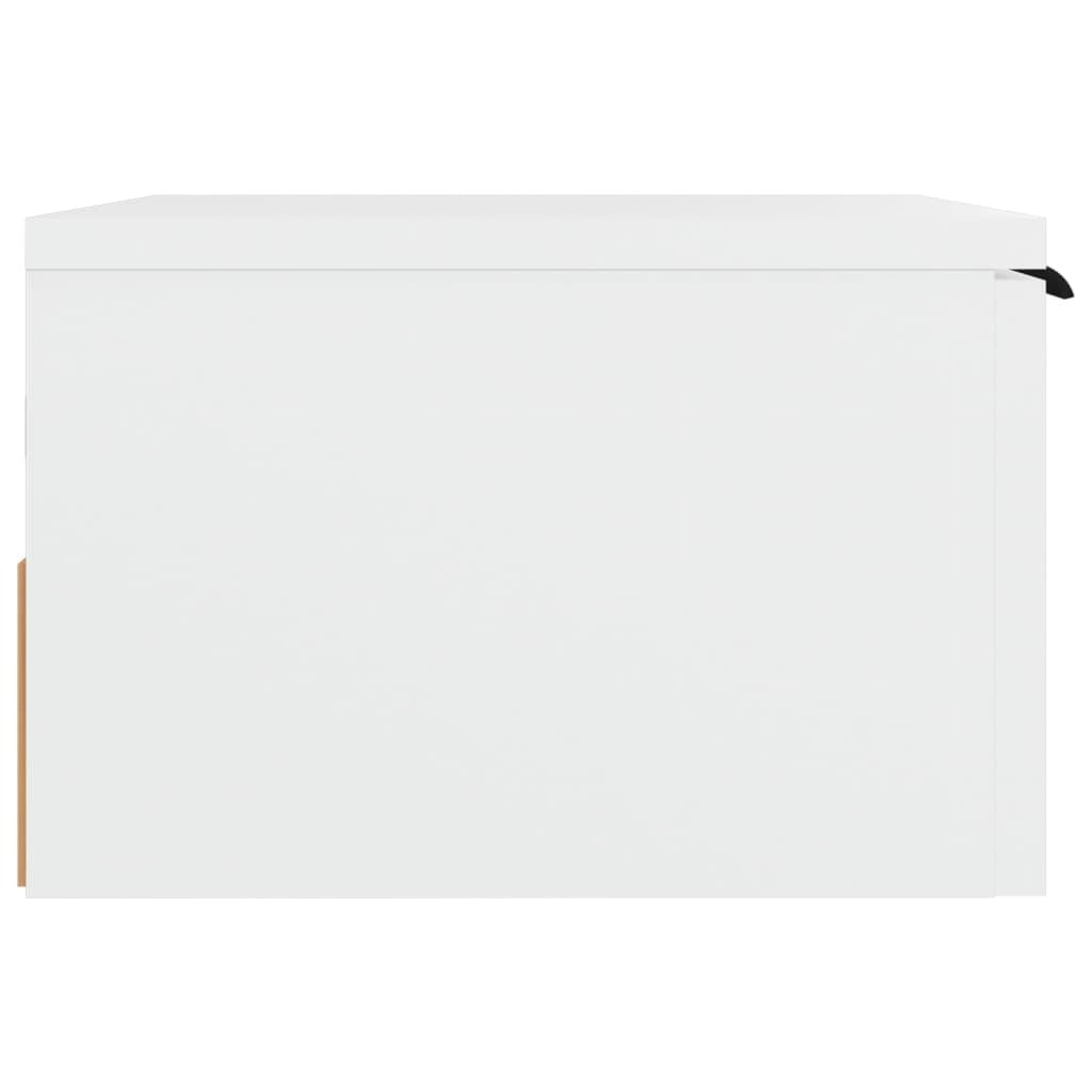 Wall-mounted Bedside Cabinet White 34x30x20 cm