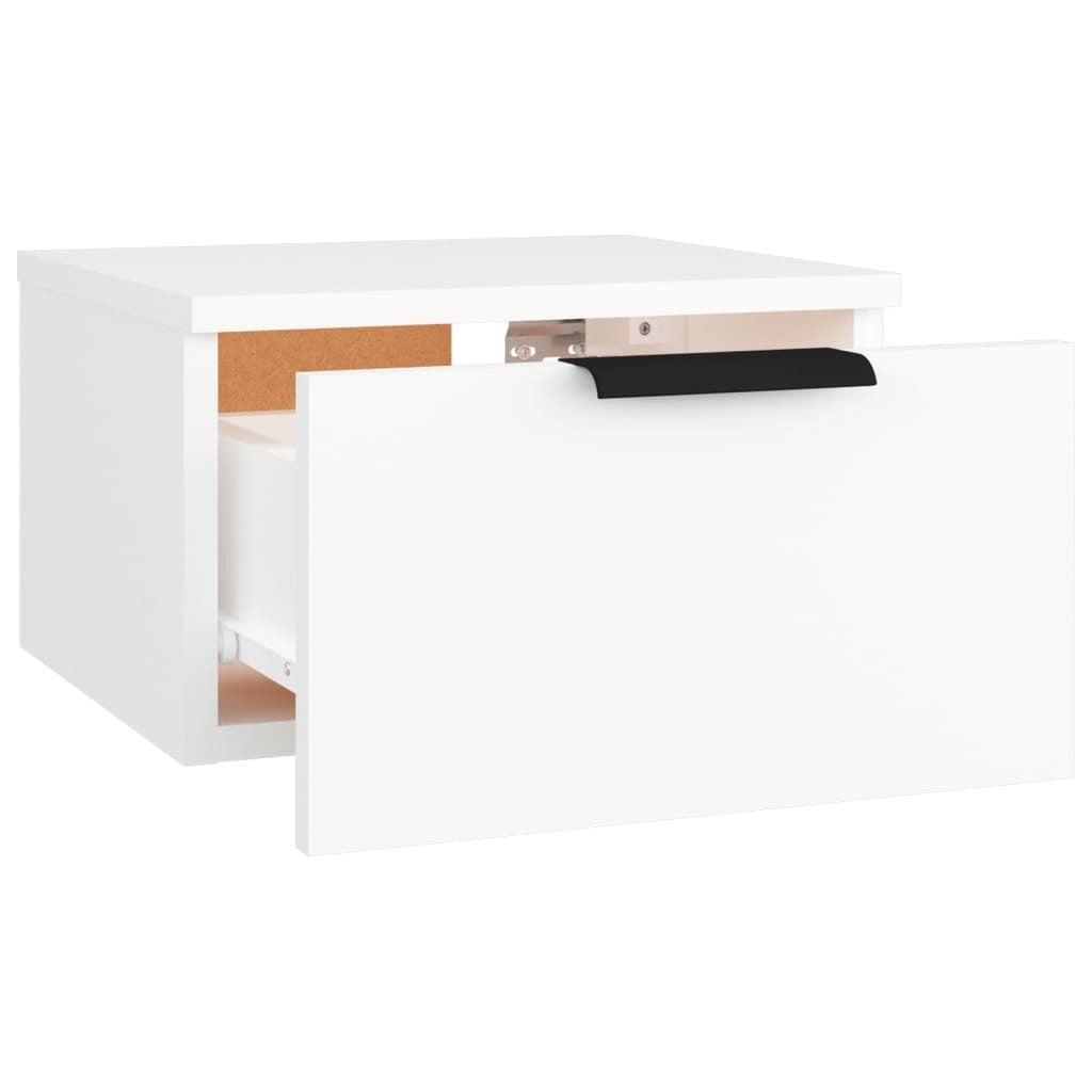 Wall-mounted Bedside Cabinet White 34x30x20 cm