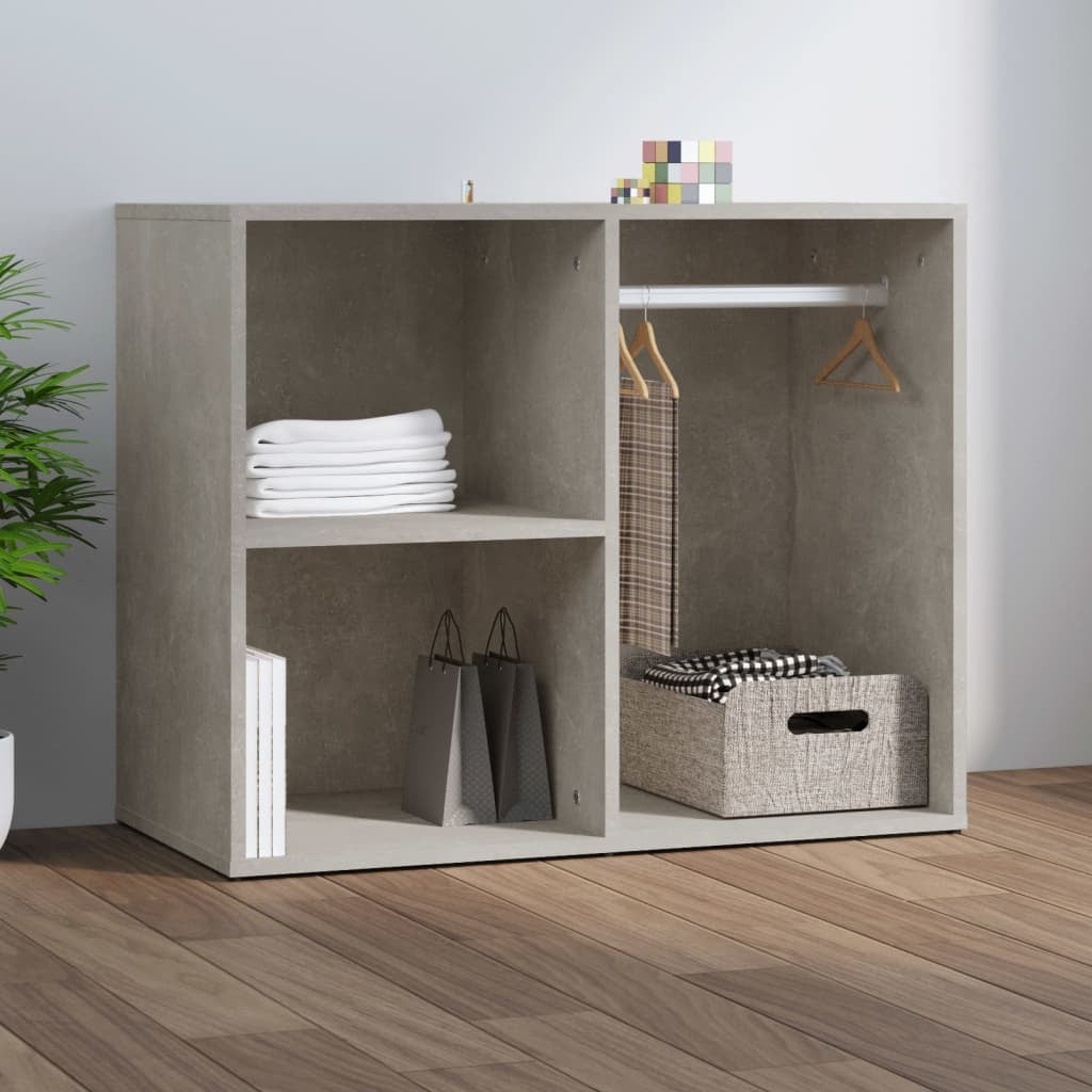 Dressing Cabinet Concrete Grey 80x40x65 cm Engineered Wood