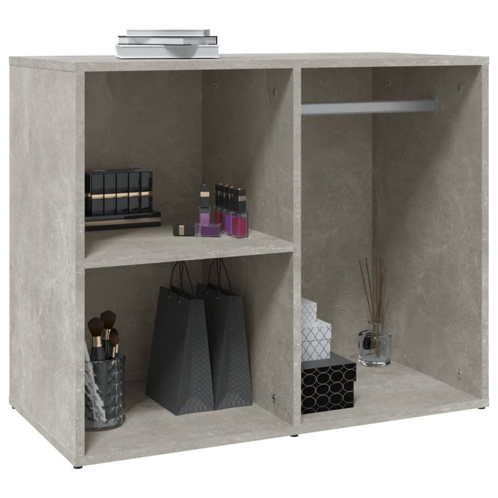 Dressing Cabinet Concrete Grey 80x40x65 cm Engineered Wood