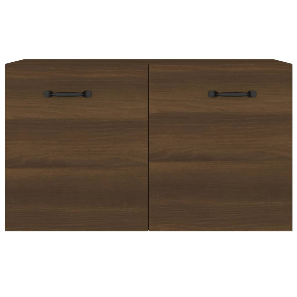 Wall Cabinet Brown Oak 60x36.5x35 cm Engineered Wood