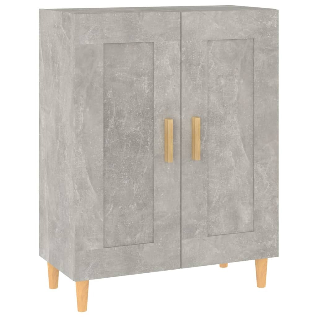 Sideboard Concrete Grey 69.5x34x90 cm Engineered Wood