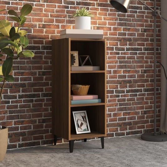 Sideboard Brown Oak 34.5x32.5x90 cm Engineered Wood