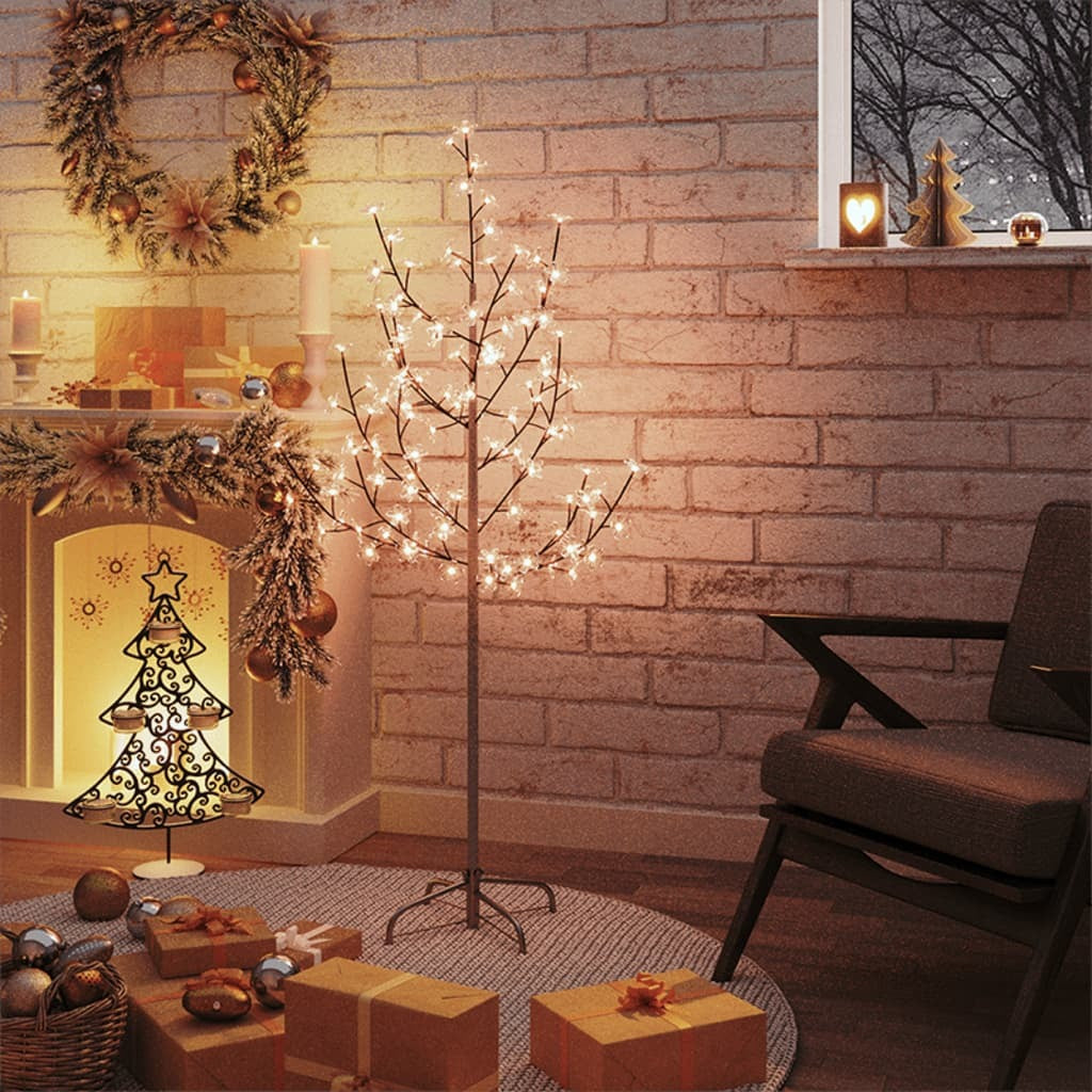 Cherry Blossom LED Tree Warm White 84 LEDs 120 cm