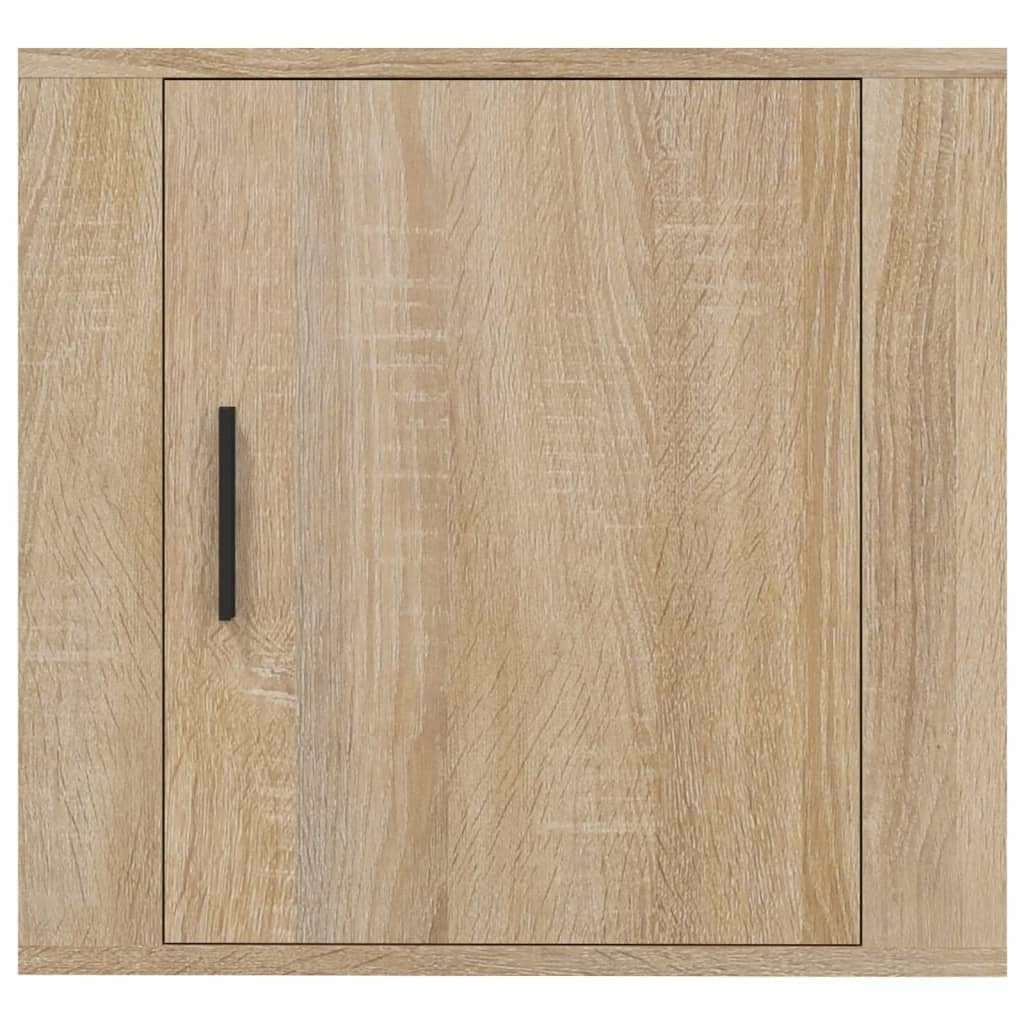 Wall-mounted Bedside Cabinet Sonoma Oak 50x30x47 cm