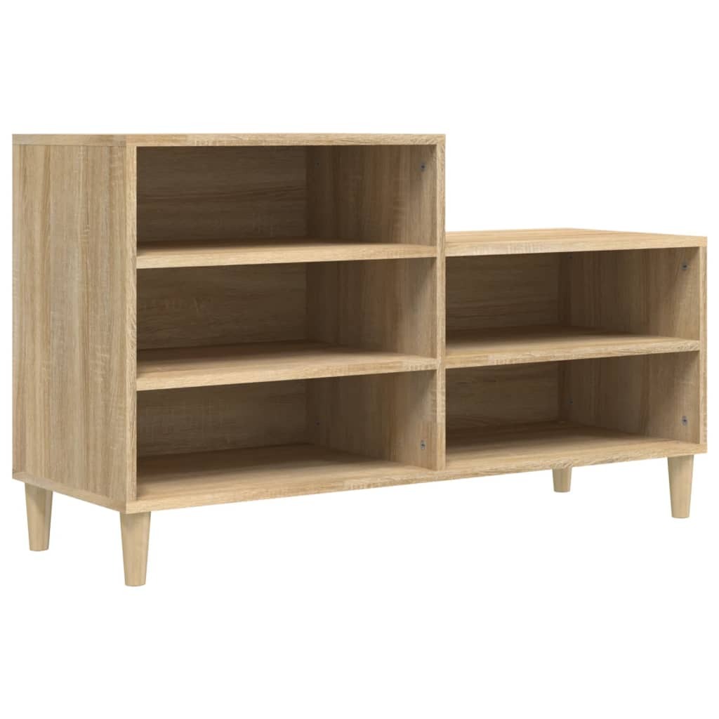 Shoe Cabinet Sonoma Oak 102x36x60 cm Engineered Wood