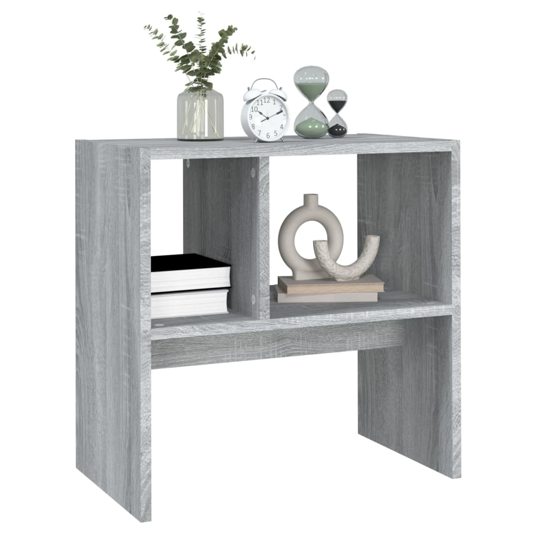 Side Table Grey Sonoma 50x30x50 cm Engineered Wood