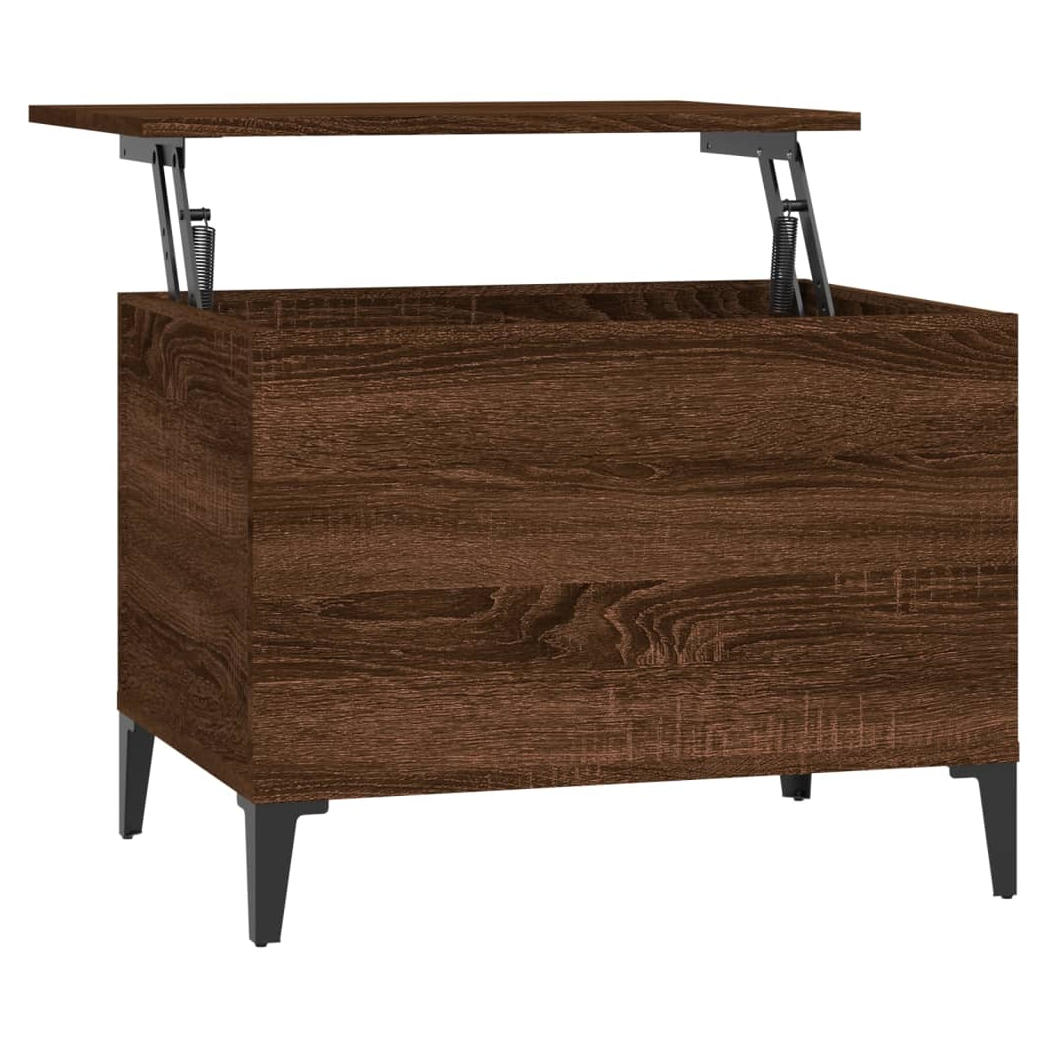 vidaXL Coffee Table Brown Oak 60x44.5x45 cm Engineered Wood