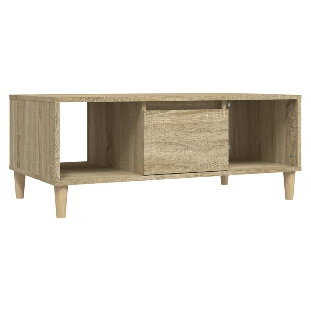 vidaXL Coffee Table Sonoma Oak 90x50x36,5 cm Engineered Wood