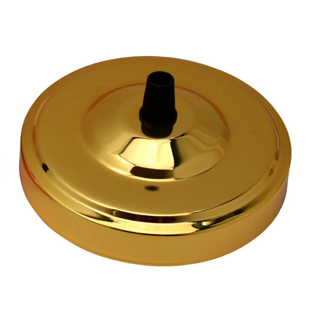 Side Fitting Ceiling Rose 108mm Diameter Single Outlet~1463