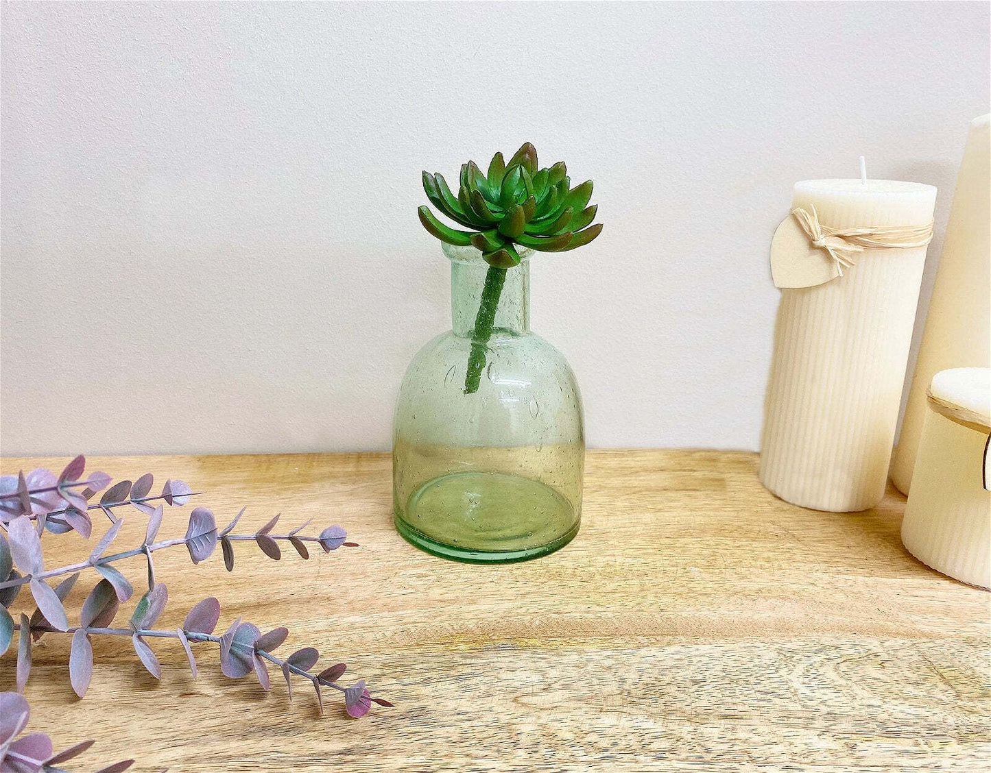 Green Bubble Vase Home Decor