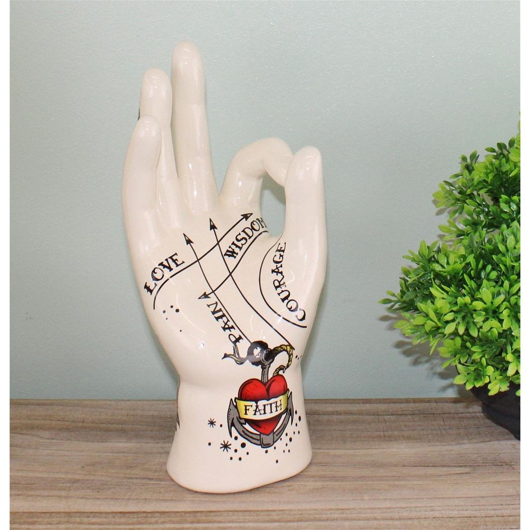 Palmistry Hand, Faith, 22.5cm