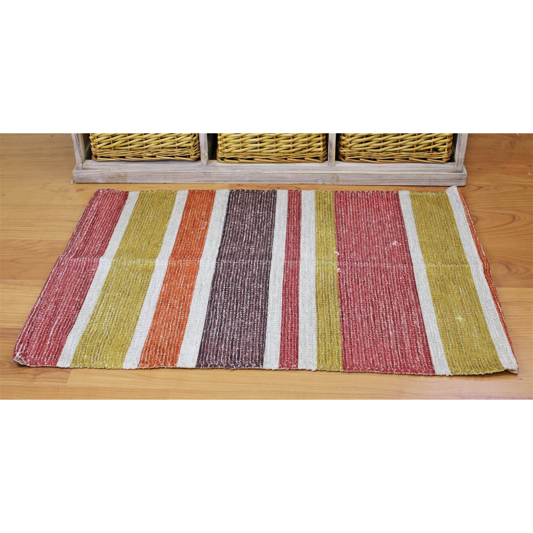 Moroccan Inspired Kasbah Rug, Striped Design, 60x90cm