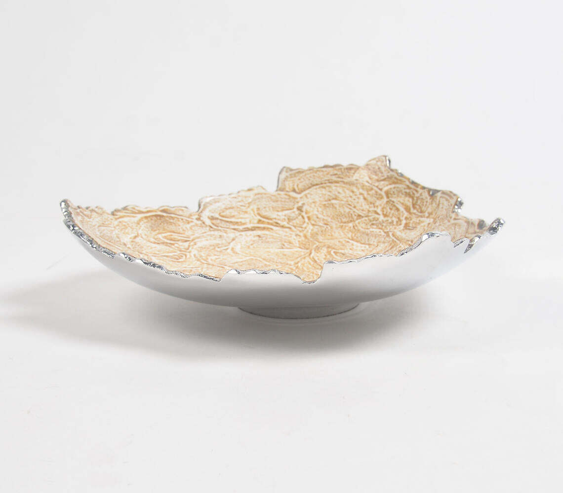 Textured Aluminium Abstract Platter