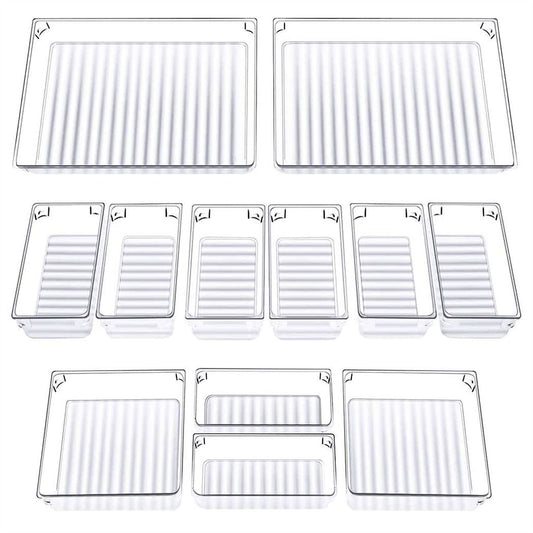 Drawer Organiser Trays - Set of 12 | Pukkr