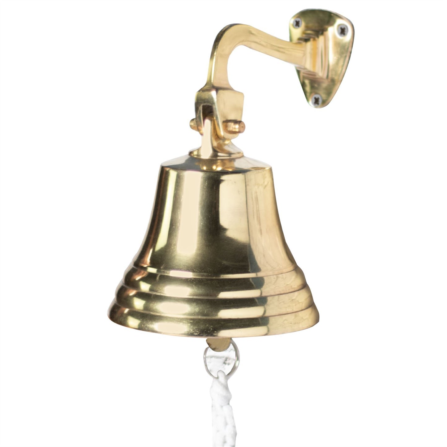 Wall Mounted Traditional Door Ship Bell Gold | M&W