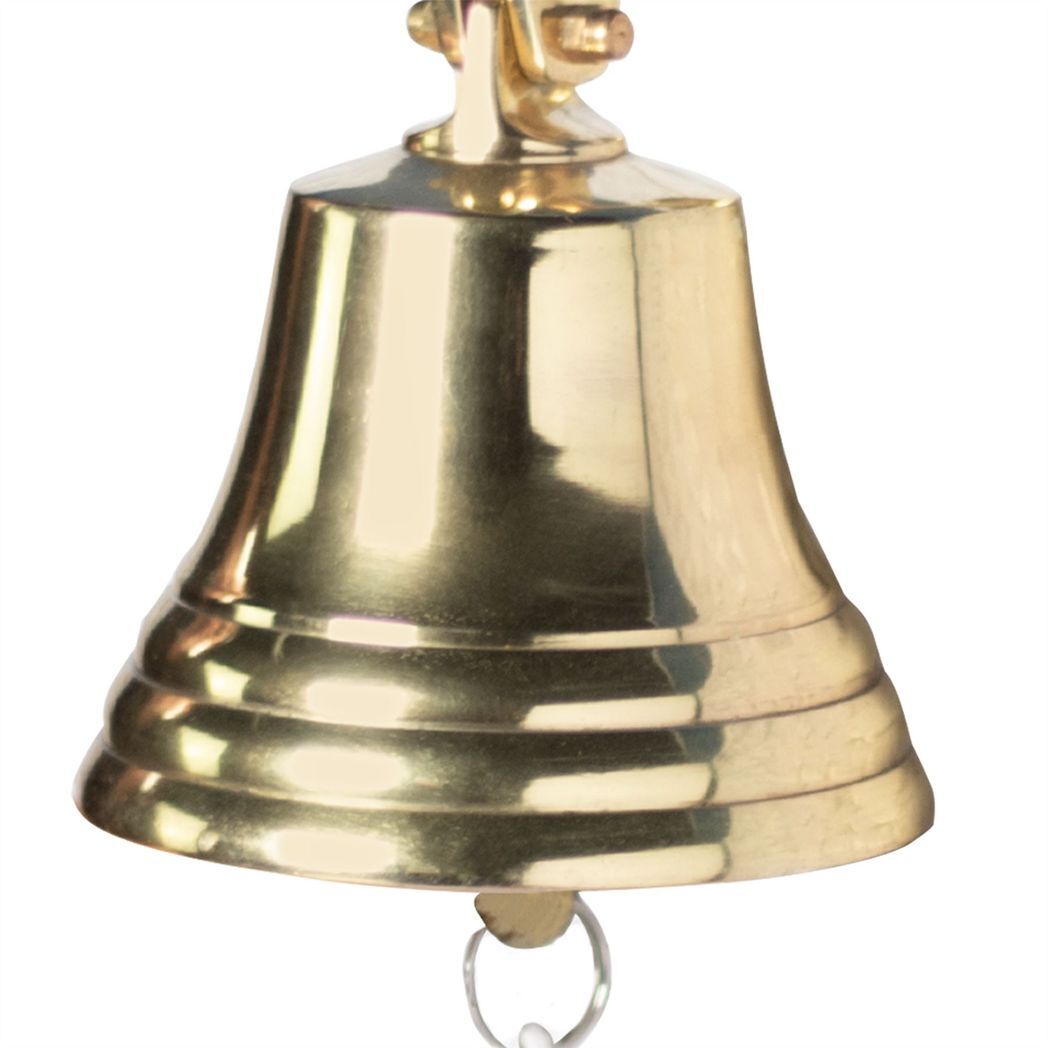 Wall Mounted Traditional Door Ship Bell Gold | M&W