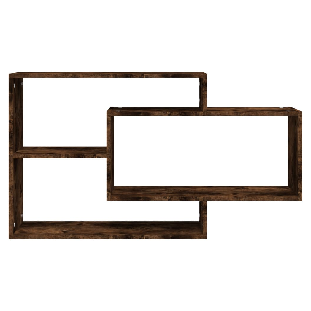 Wall Shelf Smoked Oak 104x20x58.5 cm Engineered Wood