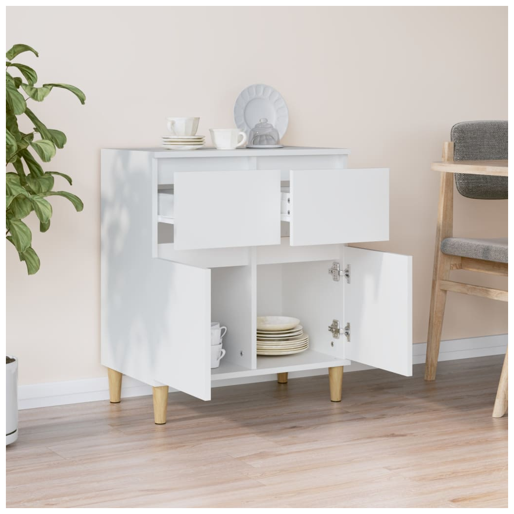 Sideboard White 60x35x70 cm Engineered Wood