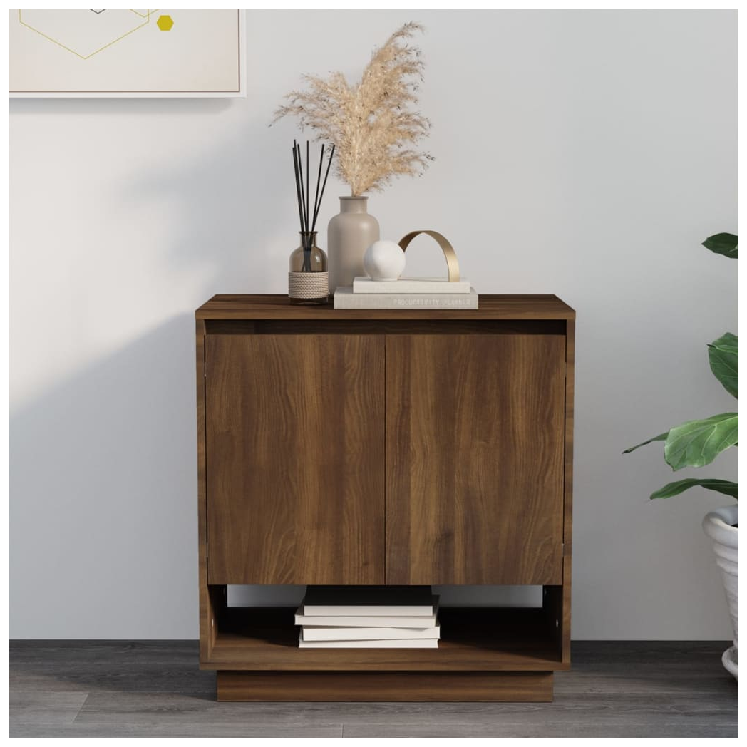 Sideboard Brown Oak 70x41x75 cm Engineered Wood