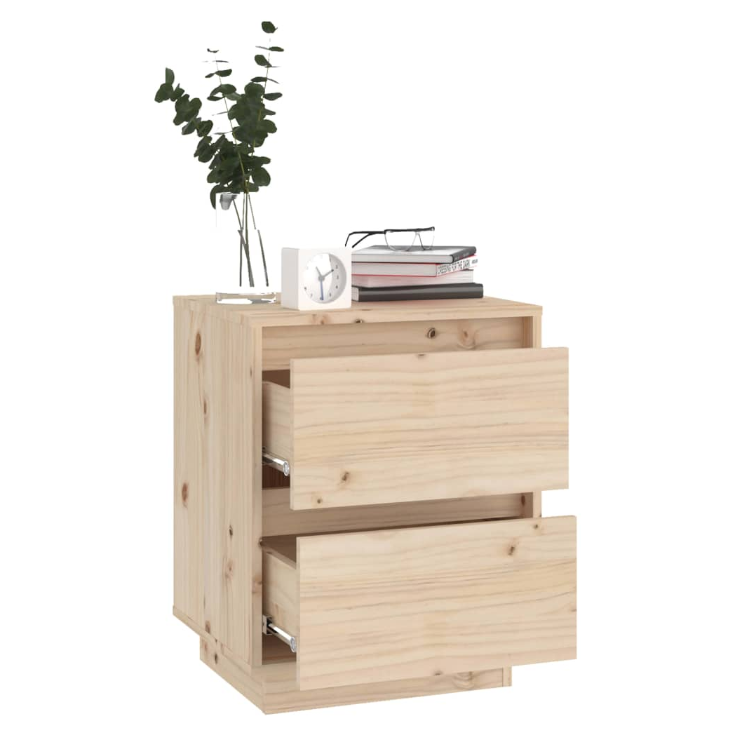 Bedside Cabinet 40x35x50 cm Solid Wood Pine