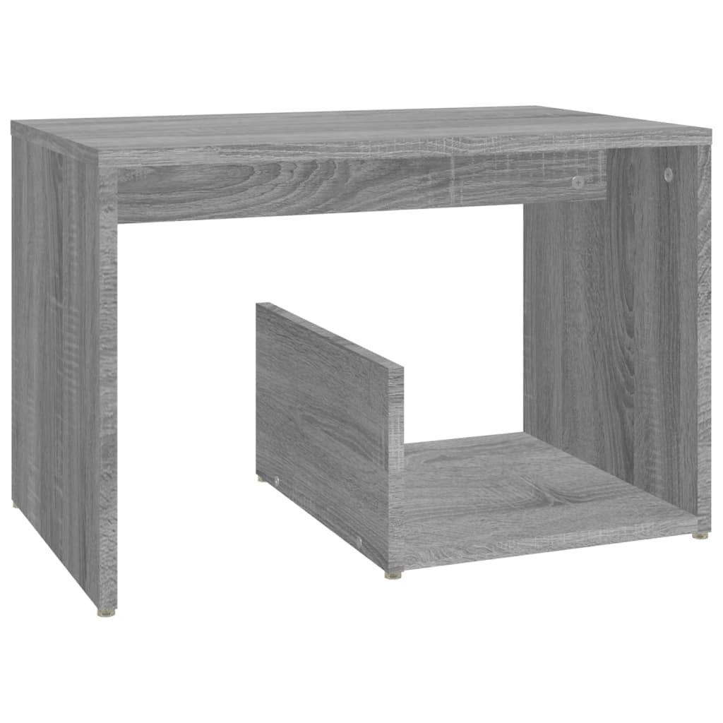 Side Table Grey Sonoma 59x36x38 cm Engineered Wood