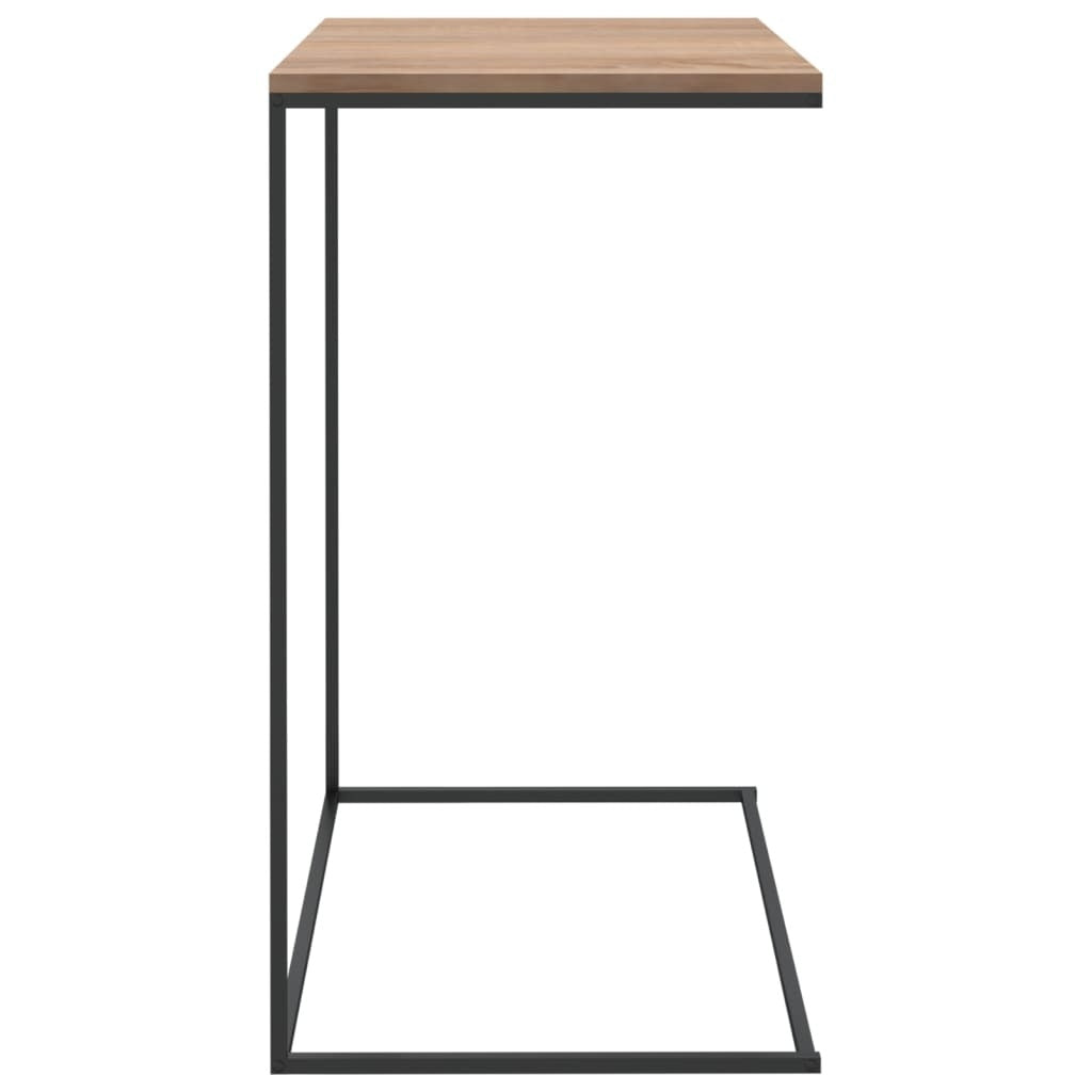 Side Table Black 55x35x66 cm Engineered Wood