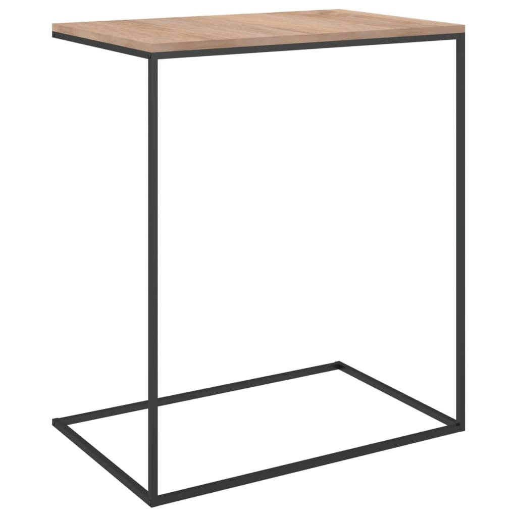 Side Table Black 55x35x66 cm Engineered Wood