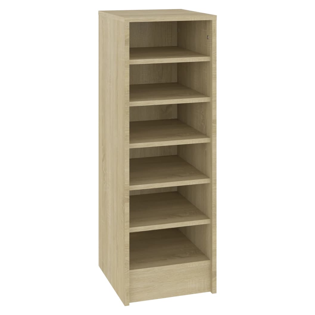 Shoe Cabinet Sonoma Oak 31.5x35x90 cm Engineered Wood