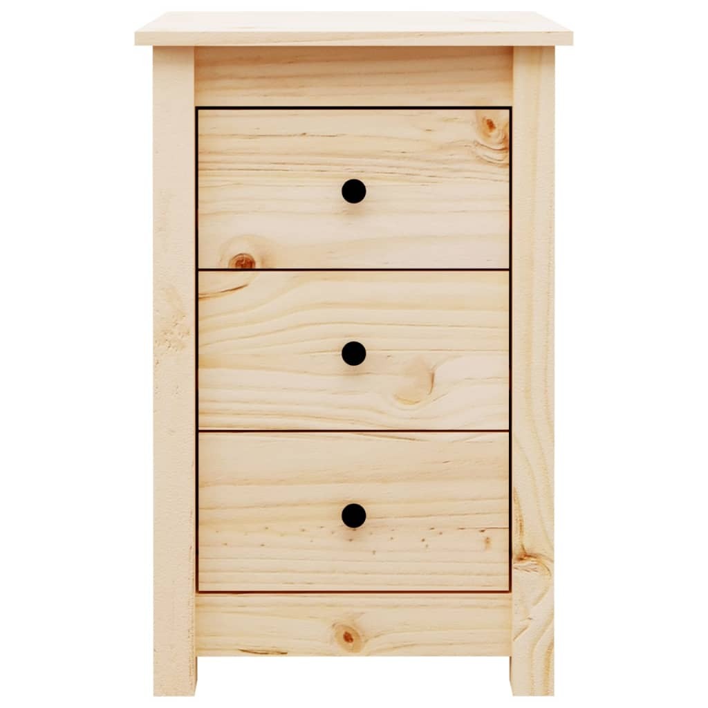 Bedside Cabinet 40x35x61.5 cm Solid Wood Pine