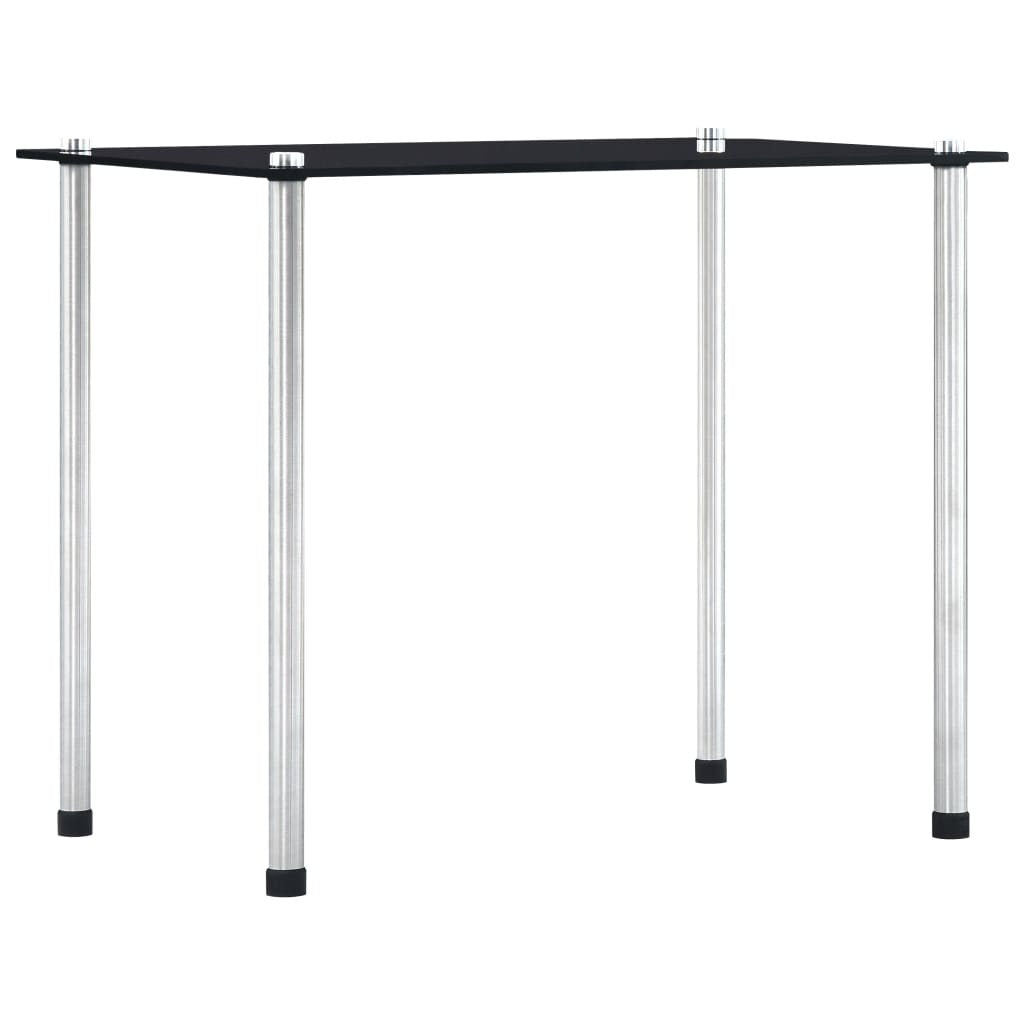 Nesting Tables 3 pcs Black Tempered Glass