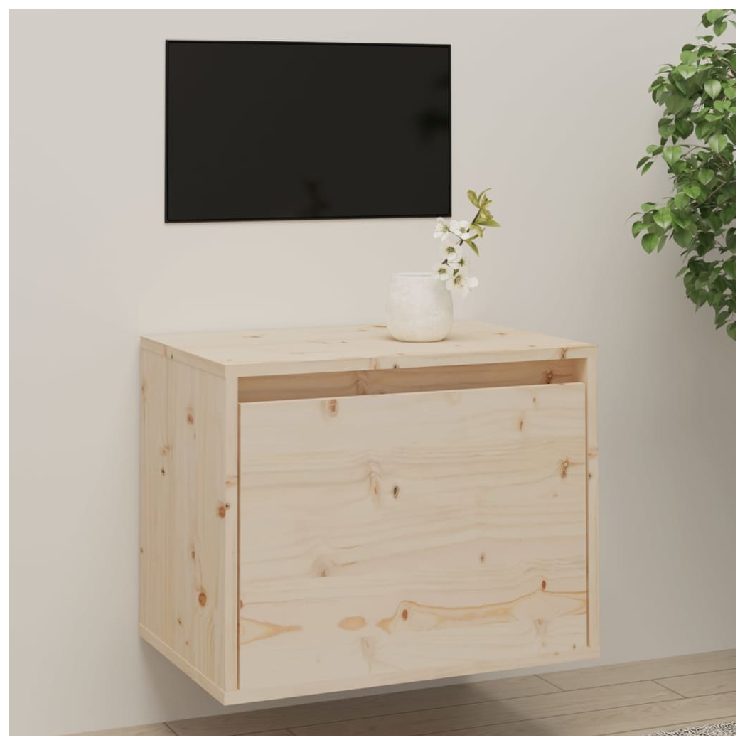 Wall Cabinet 45x30x35 cm Solid Pinewood