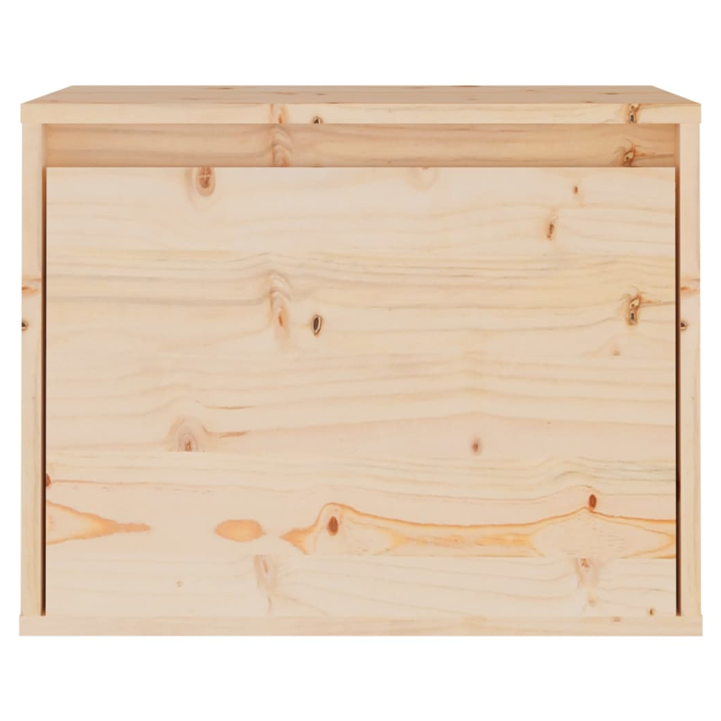 Wall Cabinet 45x30x35 cm Solid Pinewood